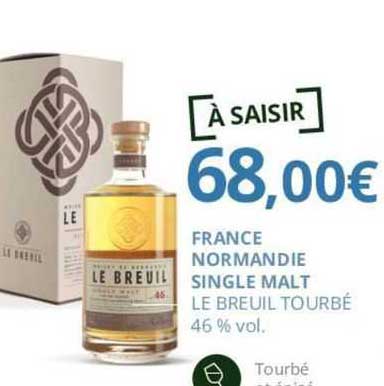france normandie single malt le breuil tourbé