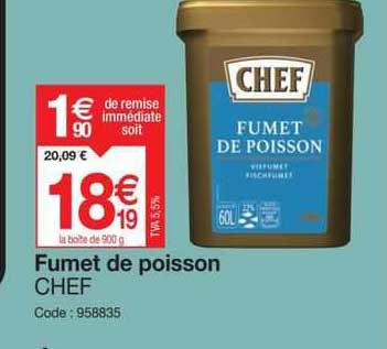 fumet de poisson chef