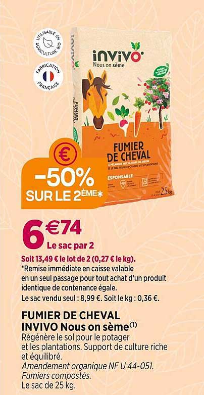 fumier de cheval invivo nous on sème