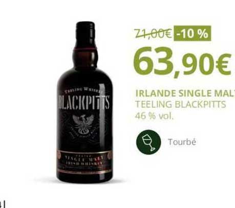 irlande single malte teeling blackpitts 46% vol.