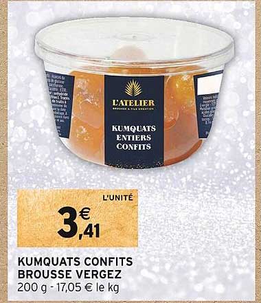 kumquats confits brousse vergez