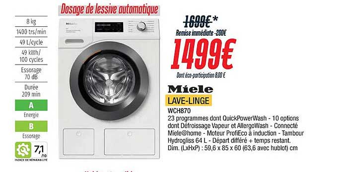 lave-linge miele