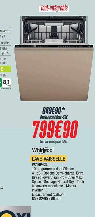 lave-vaisselle whirlpool