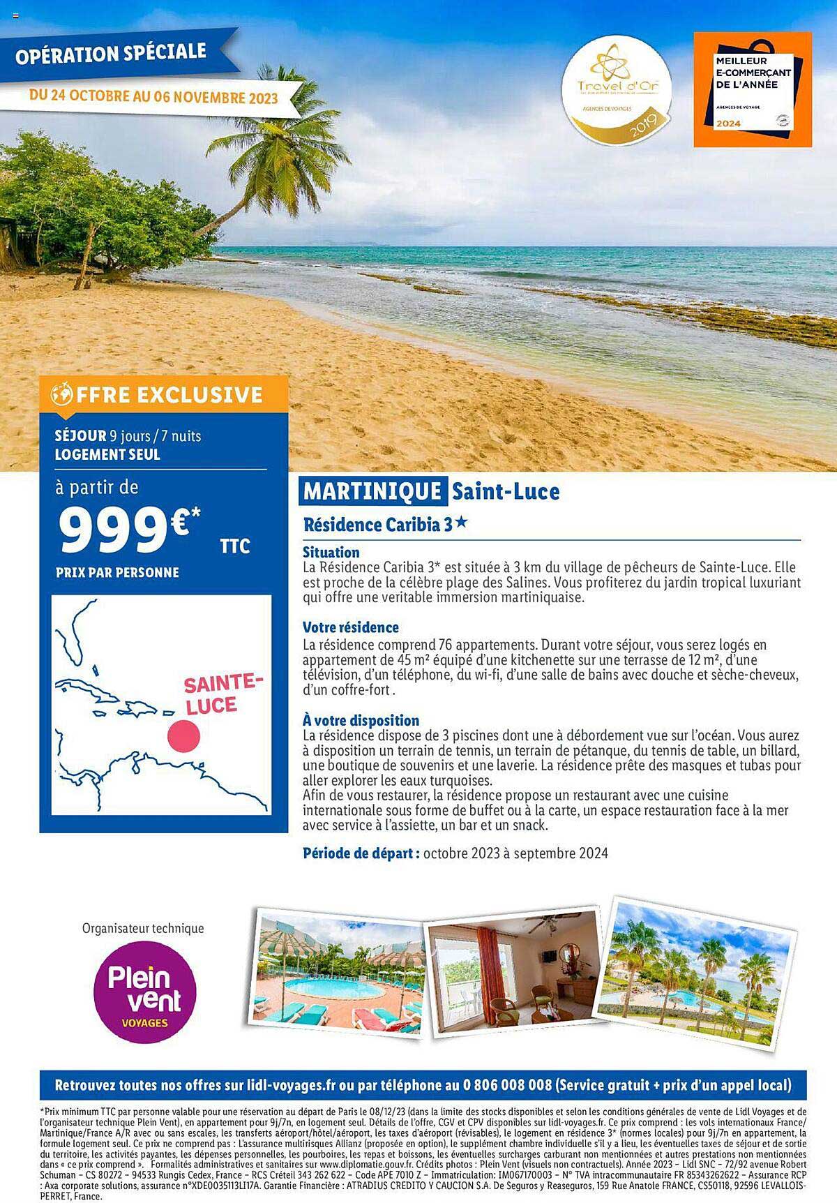 Martinique Saint-luce : Résidence Caribia 3*