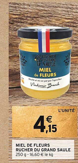 miel de fleurs rucher du grand saule