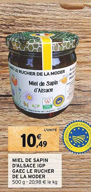 miel de sapin d'alsace igp gaec le rucher de la moder