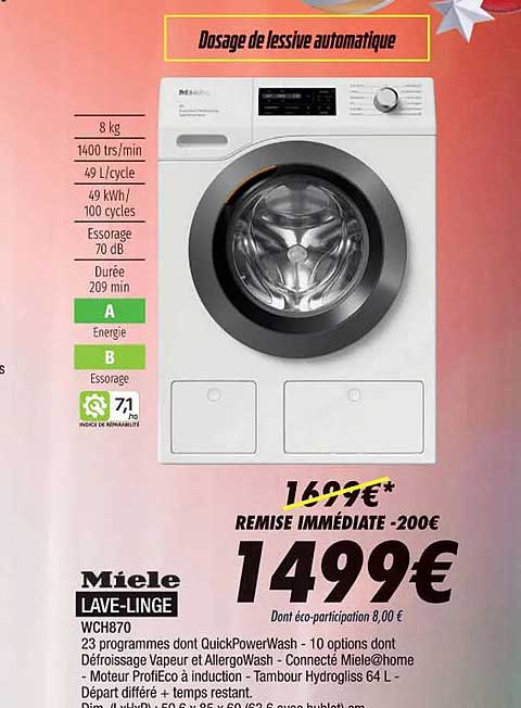 miele lave-linge