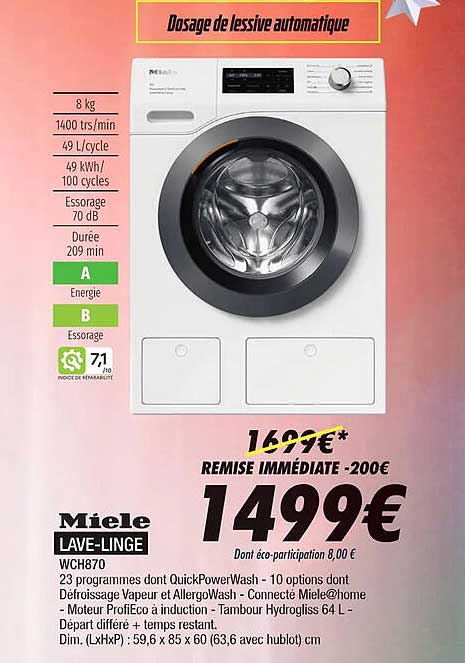 miele lave-linge