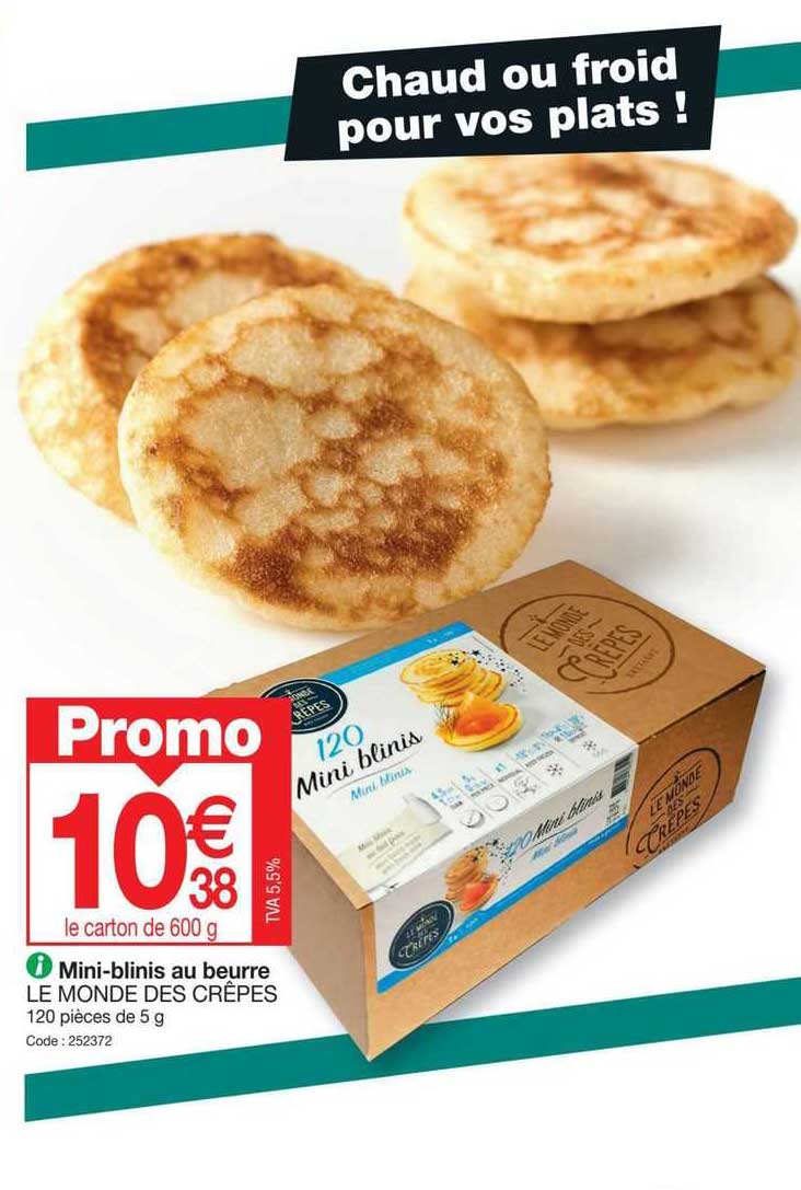 mini-blinis au beurre le monde des crêpes