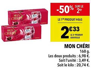 Mon Chéri -50% Sur Le 2e