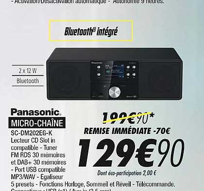 panasonic micro-chaîne