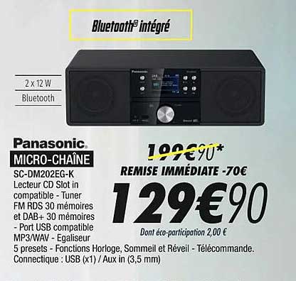 panasonic micro-chaîne