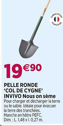 pelle ronde 'col de cygne' invivo nous on sème