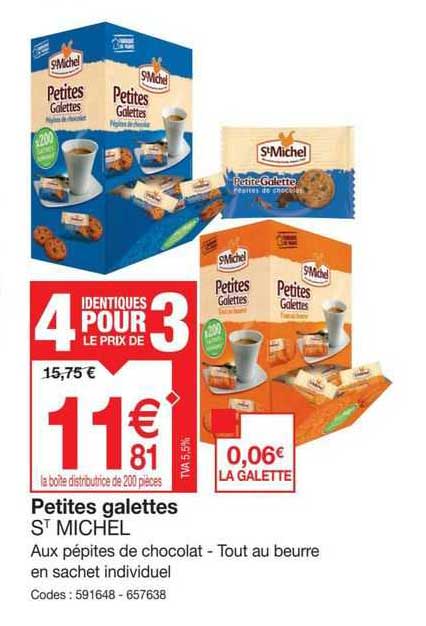 petites galettes st michel
