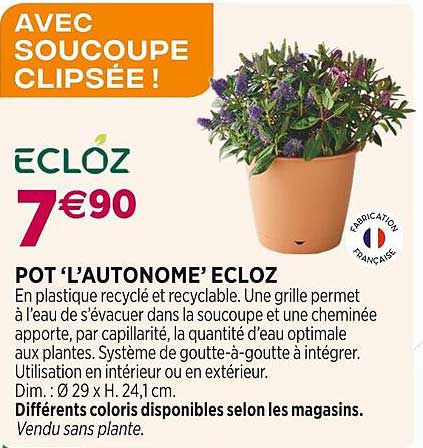 Pot 'l'autonome' Ecloz