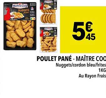 poulet pané - maître coq