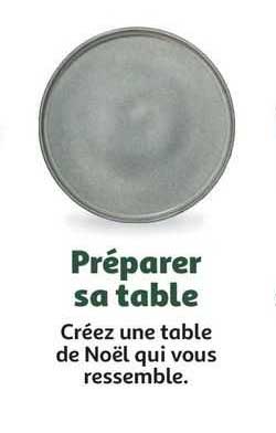 préparer sa table