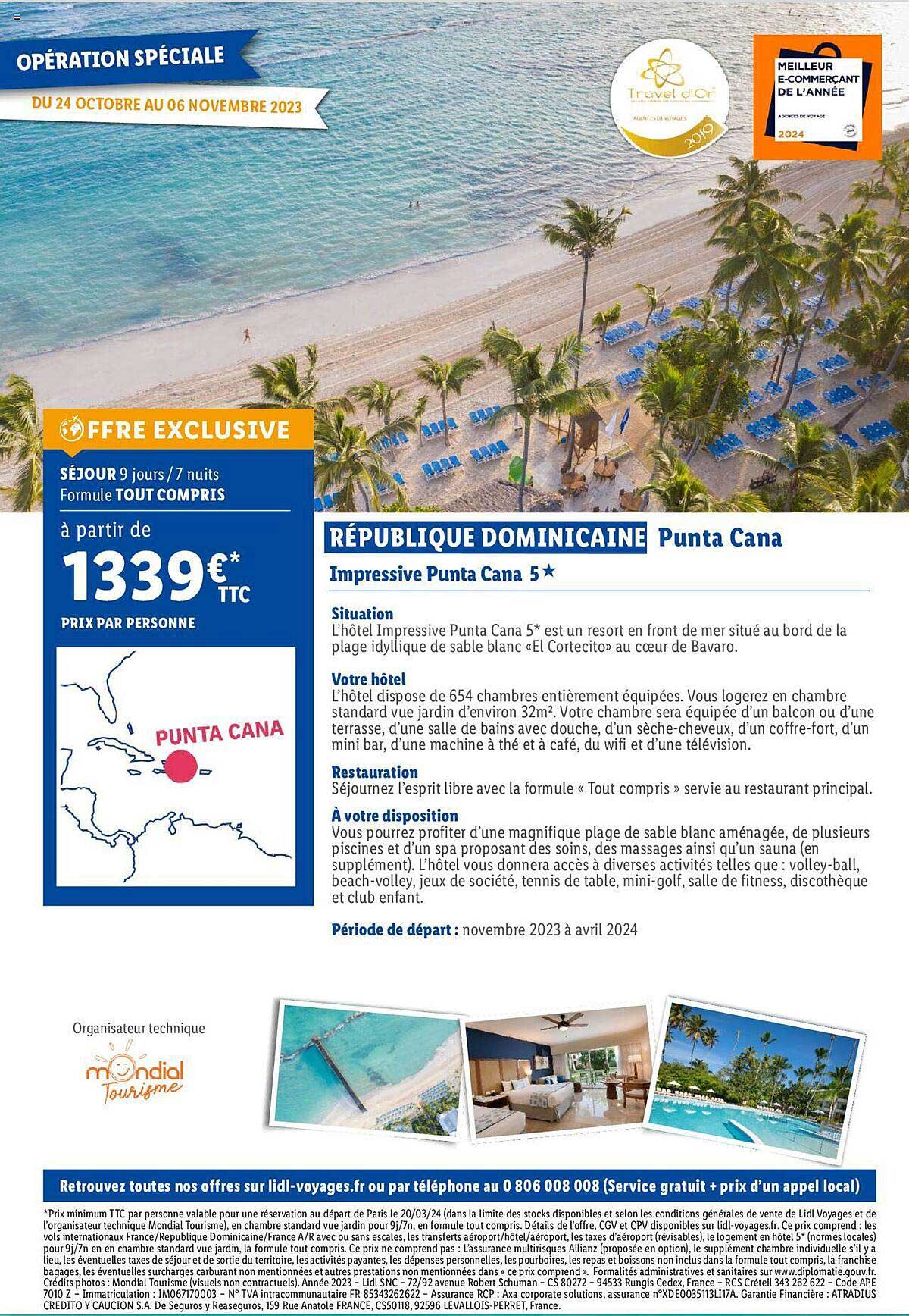 république dominicaine punta cana : impressive punta cana 5*