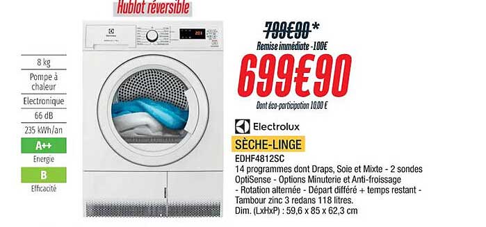 sèche-linge electrolux