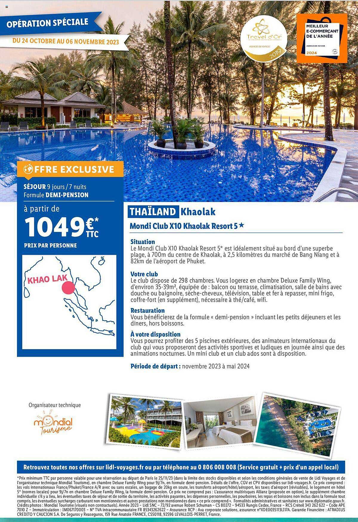 thaïland khaolak : mondi club x 10 khaolak resort 5*