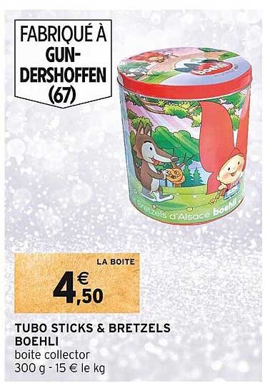 Tubo Sticks & Bretzels Boehli