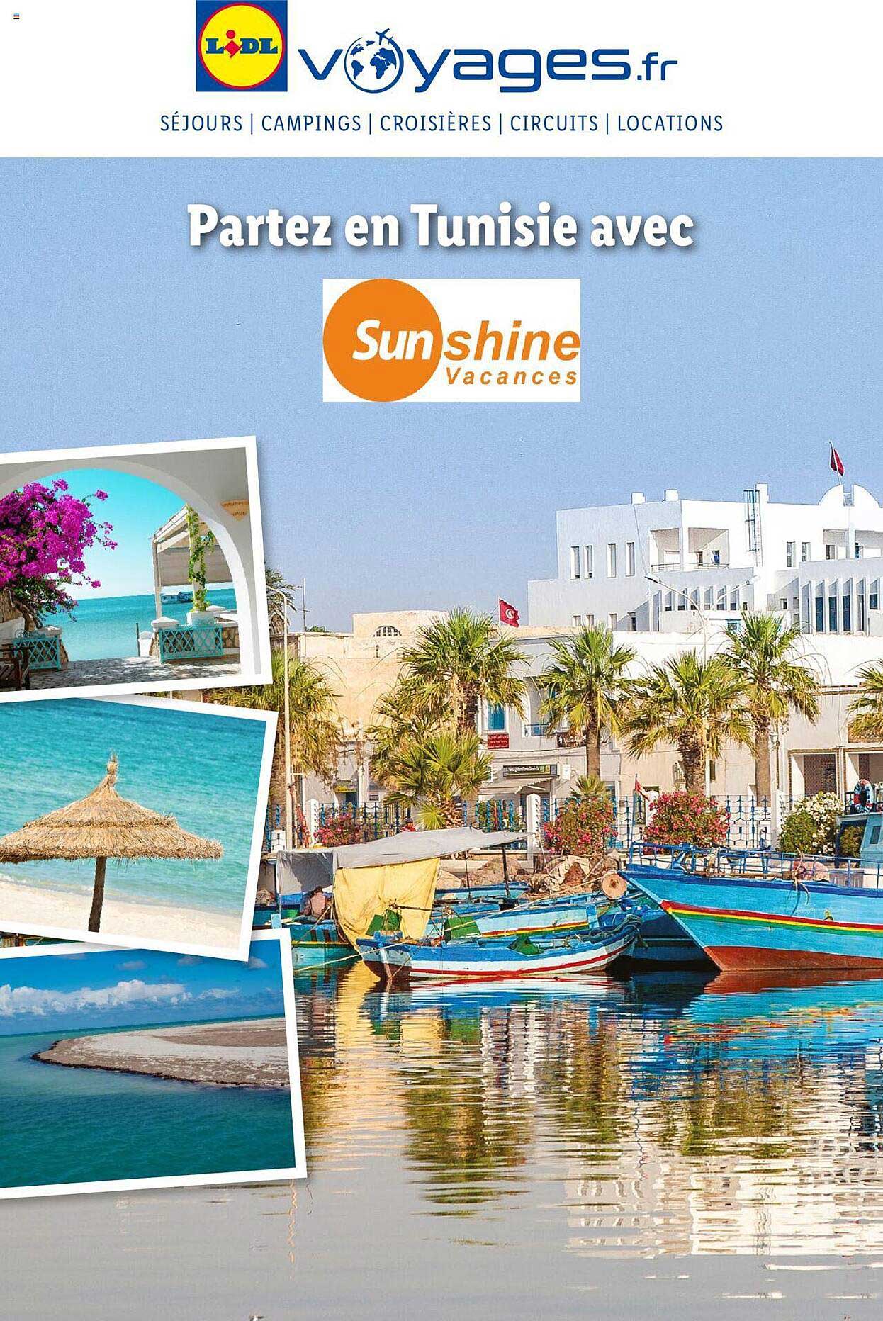 tunisie avec sunshine