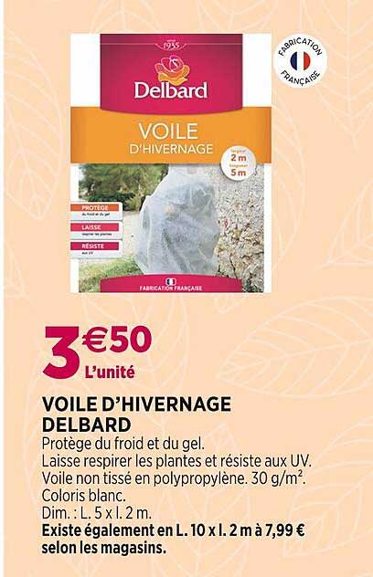 voile d'hivernage delbard