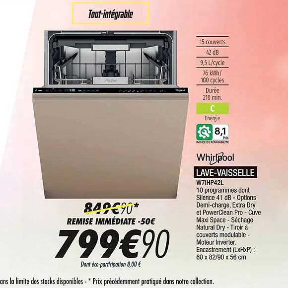 whirlpool lave-vaisselle