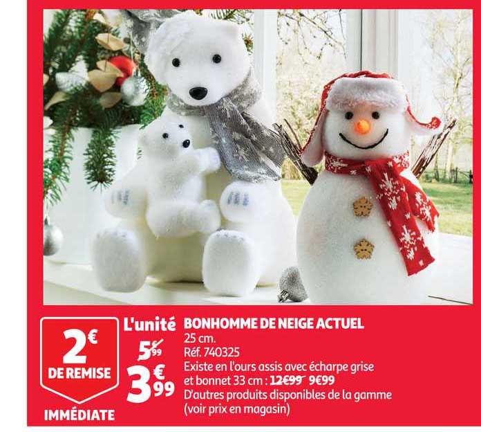 bonhomme de neige actuel