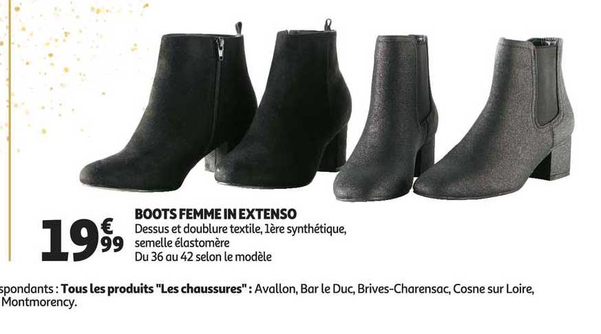 boots femme in extenso