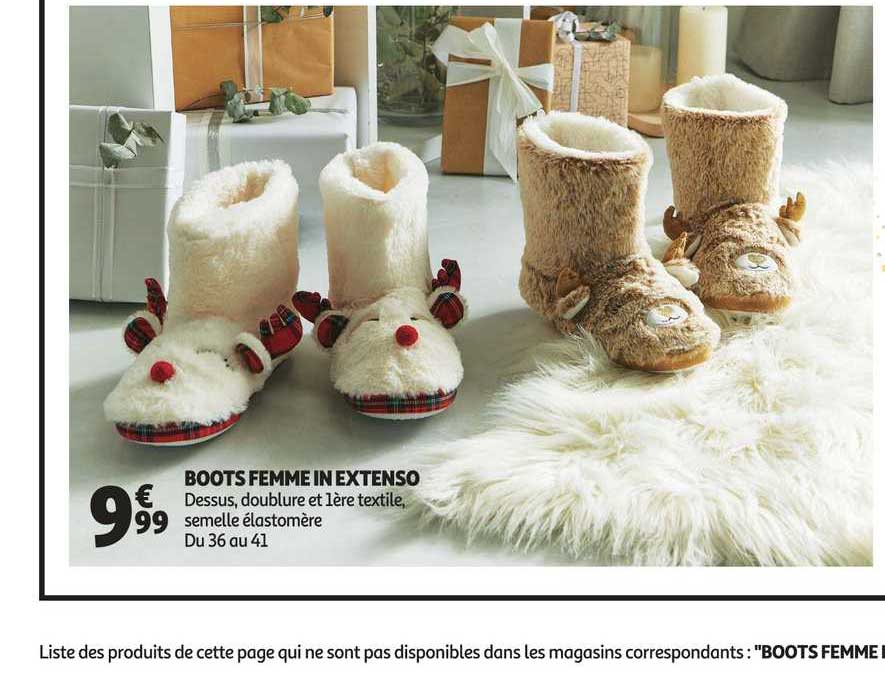 boots femme in extenso