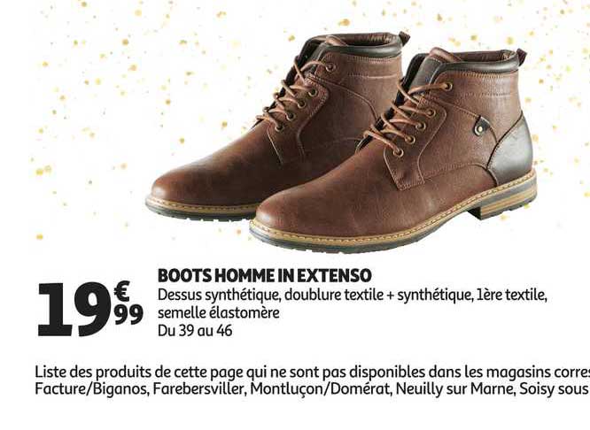 boots homme in extenso