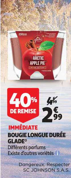 Bougie Longue Durée Glade 40% De Remise Immédiate