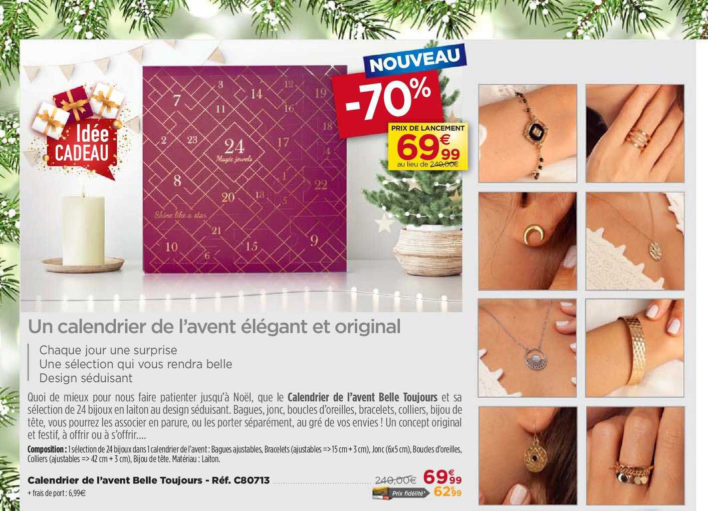 calendrier de l'avent belle toujours