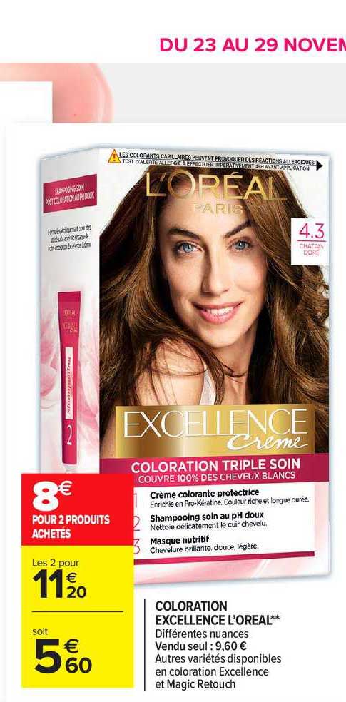 Coloration Excellence L'oréal