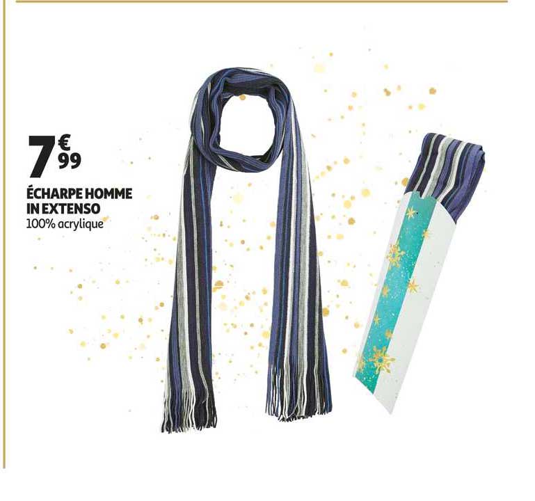 écharpe homme in extenso