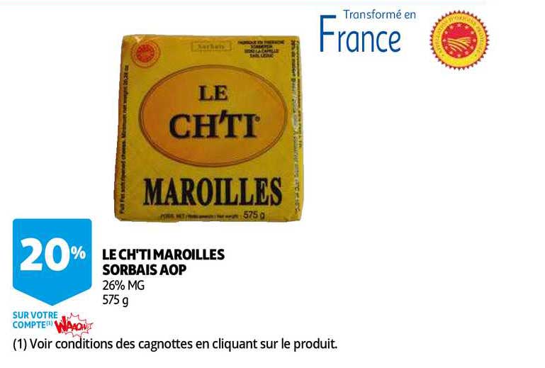 le ch'ti maroilles sorbais aop