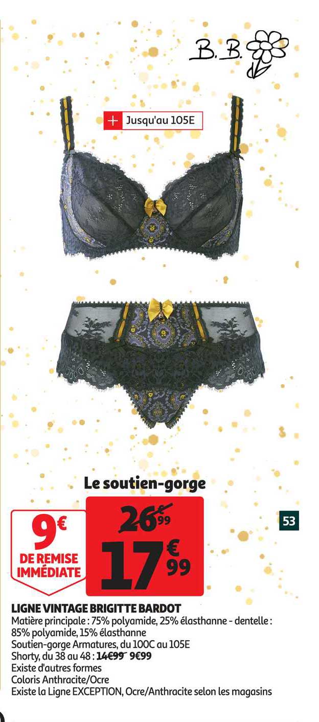 ligne vintage brigitte bardot