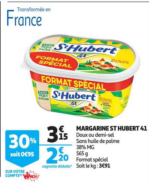 margarine st hubert 41