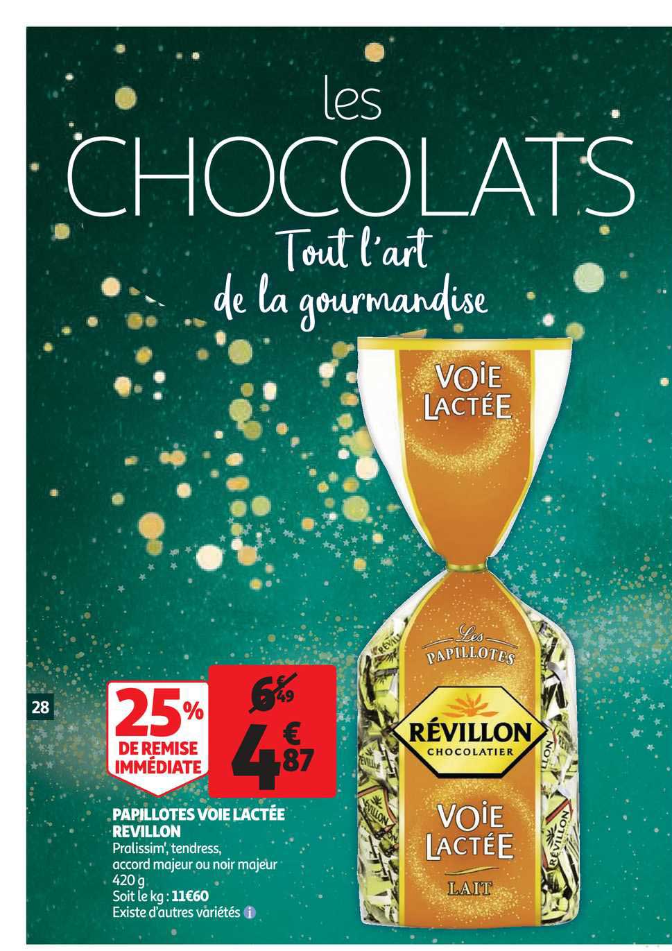 papillotes voie lactée revillon 25% de remise immédiate