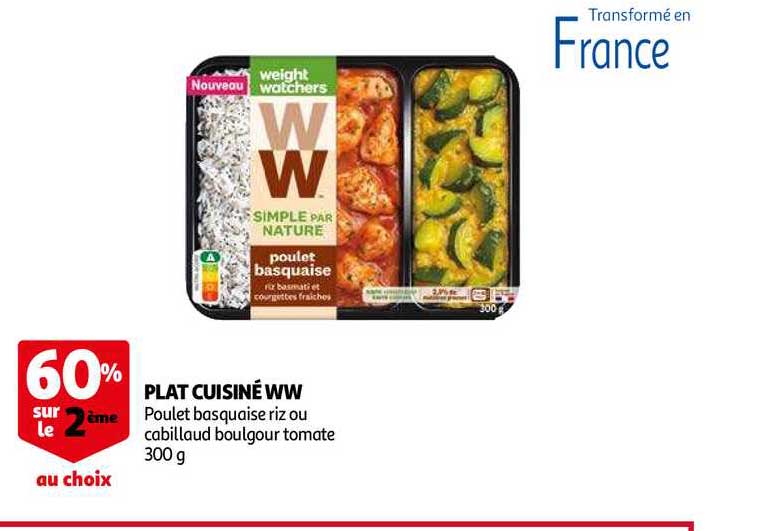 Plat Cuisiné Ww