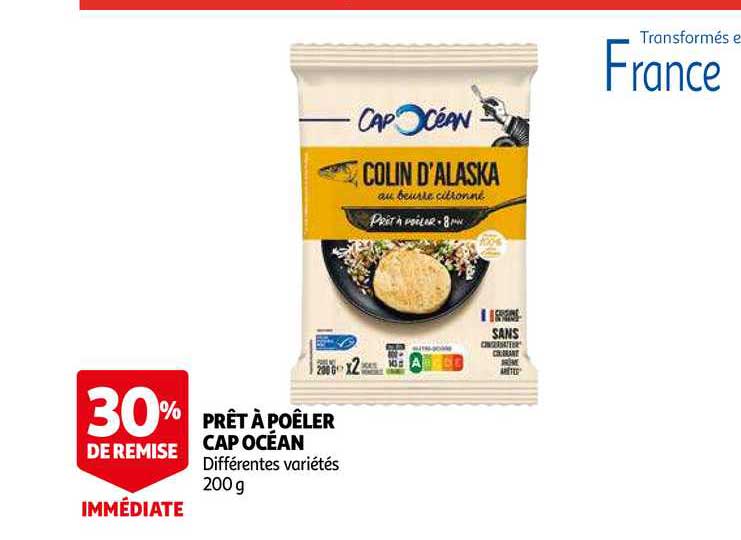 Prêt à Poêler Cap Océan 30% De Remise Immédiate