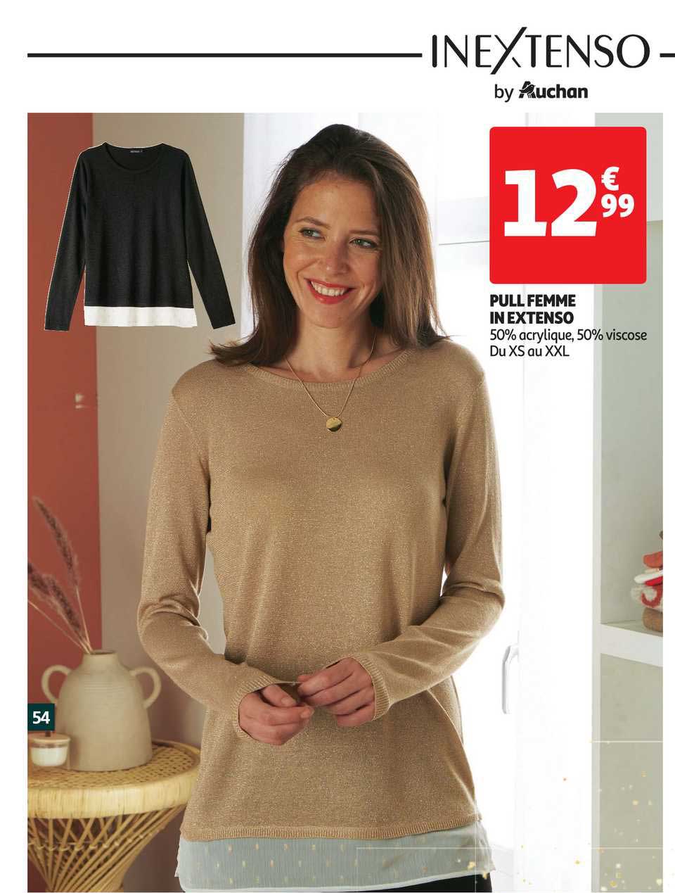 pull femme in extenso