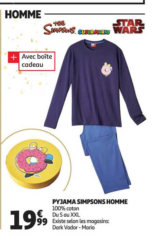 pyjama simpsons homme