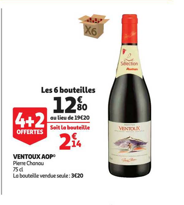Ventoux Aop 4+2 Offert