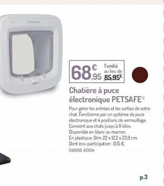chatière à puce électronique petsafe