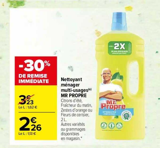 nettoyant ménager multi-usages mr propre -30% de remise immédiate