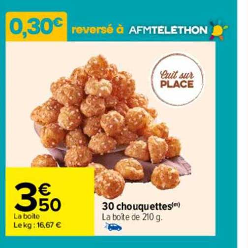 30 Chouquettes