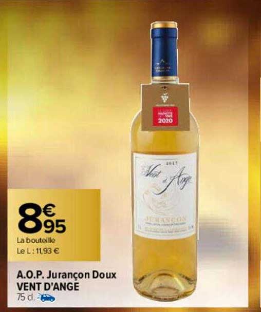 a.o.p. jurançon doux vent d'ange