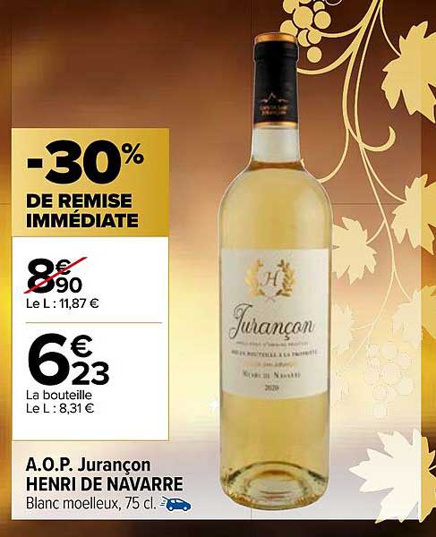 a.o.p. jurançon henri de navarre